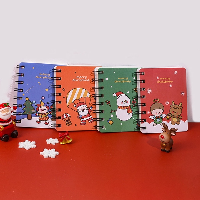 Mini notatnik Kawaii z motywem świątecznym – idealny prezent dla studentów i biurowych osób - Wianko - 7