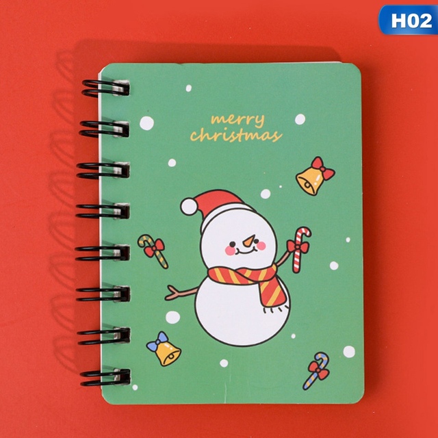 Mini notatnik Kawaii z motywem świątecznym – idealny prezent dla studentów i biurowych osób - Wianko - 9