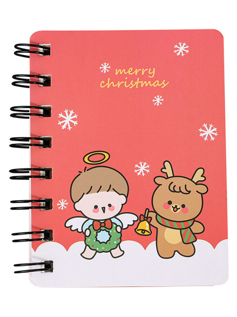 Mini notatnik Kawaii z motywem świątecznym – idealny prezent dla studentów i biurowych osób - Wianko - 14
