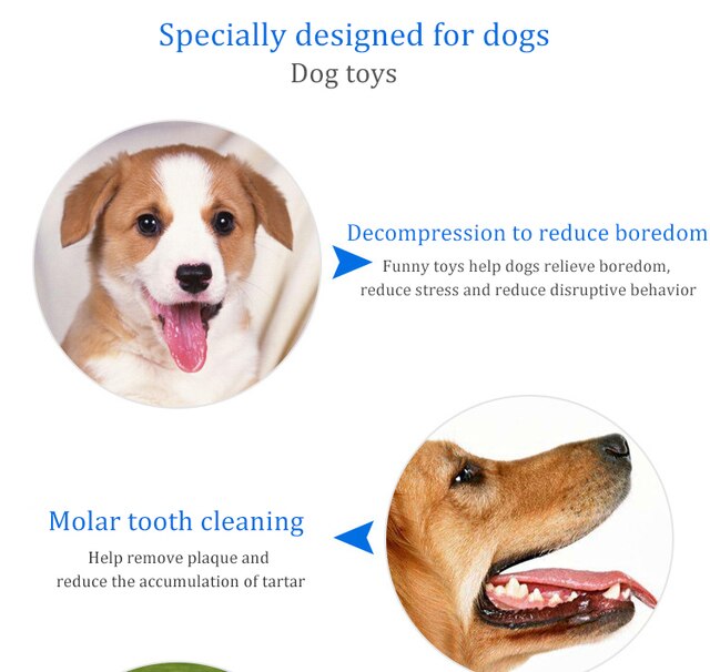 Ręcznie tkana bawełniana lina - zabawka typu fidget dla psa, odporna na zgryz molowe, antystresowa, czyszcząca zęby - Wianko - 2