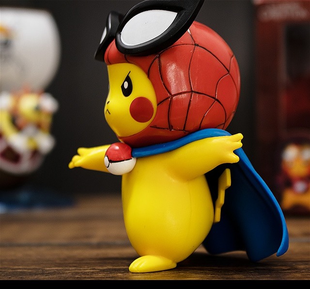 Figurka Iron Man Spiderman Pikachu z Pokemon, kolekcja Cospla Anime - Wianko - 10