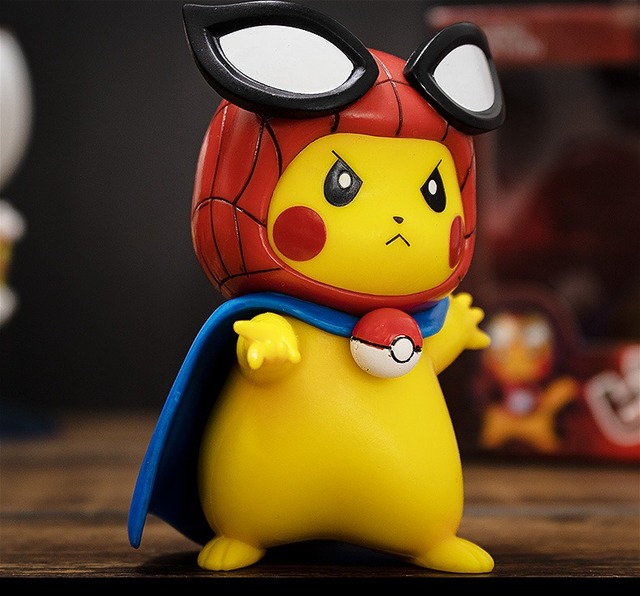 Figurka Iron Man Spiderman Pikachu z Pokemon, kolekcja Cospla Anime - Wianko - 9