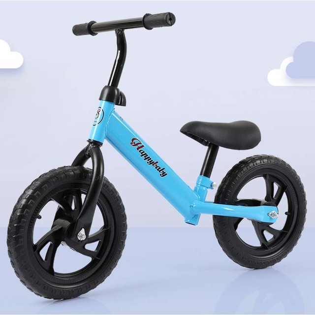 Rower biegowy dla dzieci z regulowaną wysokością i obrotową kierownicą - nauka chodzenia i jazda na rowerze - Wianko - 4