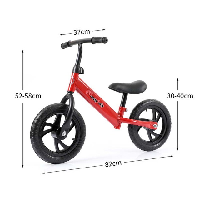Rower biegowy dla dzieci z regulowaną wysokością i obrotową kierownicą - nauka chodzenia i jazda na rowerze - Wianko - 1