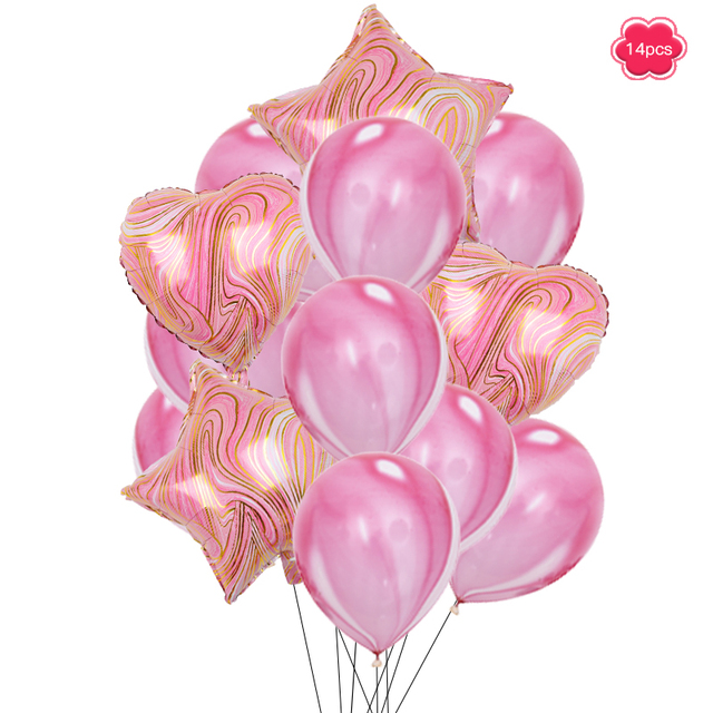 14 sztuk czarny agat balon szczęśliwy balony na imprezę urodzinową gwiazda serce, helu, balony, chłopiec dziewczyna Baby Shower Party Supplies -> Zestaw 14 czarnych balonów agatowych - szczęśliwe balony na imprezę urodzinową, Baby Shower - Wianko - 2