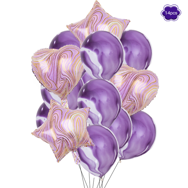 14 sztuk czarny agat balon szczęśliwy balony na imprezę urodzinową gwiazda serce, helu, balony, chłopiec dziewczyna Baby Shower Party Supplies -> Zestaw 14 czarnych balonów agatowych - szczęśliwe balony na imprezę urodzinową, Baby Shower - Wianko - 5