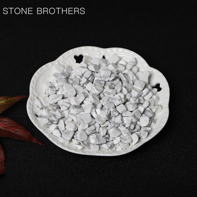 Mineralny kamień krystaliczny turkusowy kwarc biały 8-12mm - materiał DIY do zdobienia akwarium i rzemiosła - Wianko - 1