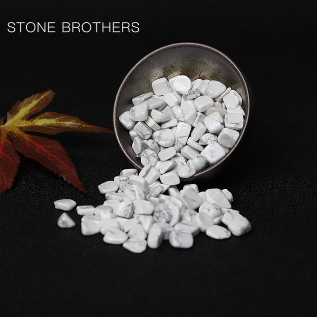 Mineralny kamień krystaliczny turkusowy kwarc biały 8-12mm - materiał DIY do zdobienia akwarium i rzemiosła - Wianko - 3