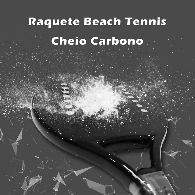 Rakieta tenisowa plażowa z włókna węglowego o matowej powierzchni dla mężczyzn z wytrzymałym etui - Wianko - 3