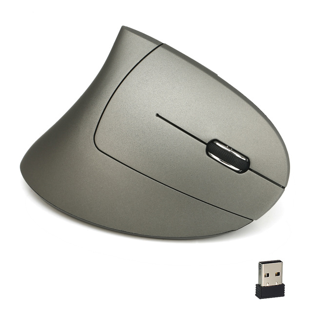 Pionowa bezprzewodowa mysz do gier USB 2.4GHz, ergonomia, 2400 DPI, prawa ręka - Wianko - 12
