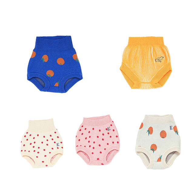 Spodnie dziecięce BOBO marka lato dla niemowląt chłopców i dziewcząt, krótkie, duże PP, modna odzież dziecięca dzianinowa, bawełniane, miękkie - Wianko - 3