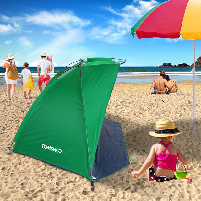 Namiot plażowy TOMSHOO Barraca Camping - przeciwsłoneczny, bez komarów - Wianko - 10