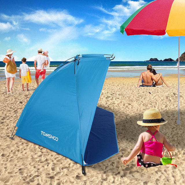 Namiot plażowy TOMSHOO Barraca Camping - przeciwsłoneczny, bez komarów - Wianko - 4