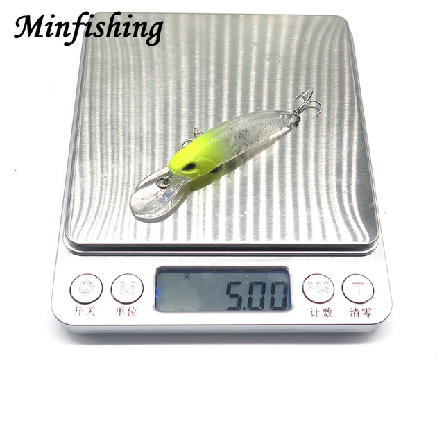 Minfishing Crankbait Minnow 6.5cm/5g z 3D oczy i BKK hakami - Przynęta Swimbait - Wianko - 11