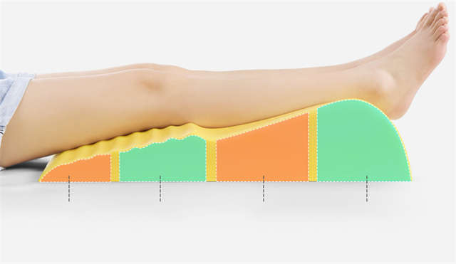 Poduszka ortopedyczna z pianki Memory do spania dla stóp, kolana i pleców - Wianko - 4