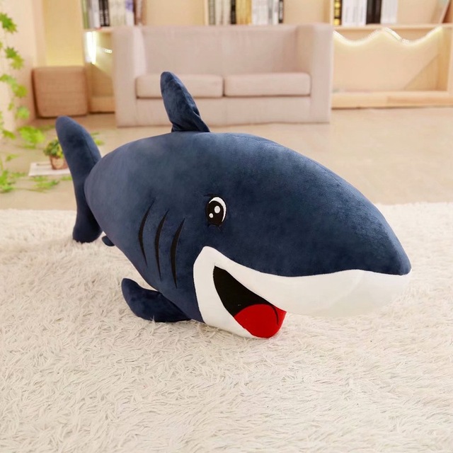 Nowa duża pluszowa poduszka rekin z filmów dla dzieci - idealny prezent na urodziny i wakacje - Wianko - 6