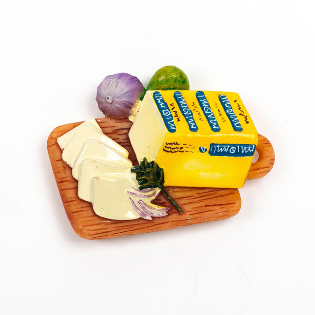 Magnes na lodówkę z imitacją warzyw i owoców wykonany z żywicy na tablicy magnetycznej - Wianko - 8