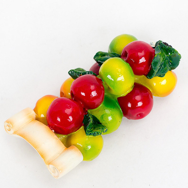 Magnes na lodówkę z imitacją warzyw i owoców wykonany z żywicy na tablicy magnetycznej - Wianko - 14
