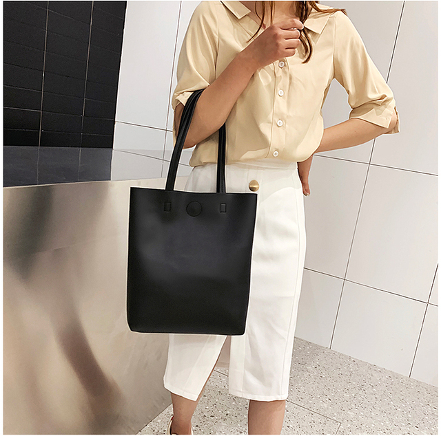 Nowa torba 2021 na ramię z dużą pojemnością - koreański styl luksusowej torby z materiału dla kobiet i dziewczyn - Wianko - 11