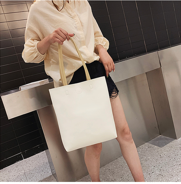 Nowa torba 2021 na ramię z dużą pojemnością - koreański styl luksusowej torby z materiału dla kobiet i dziewczyn - Wianko - 9