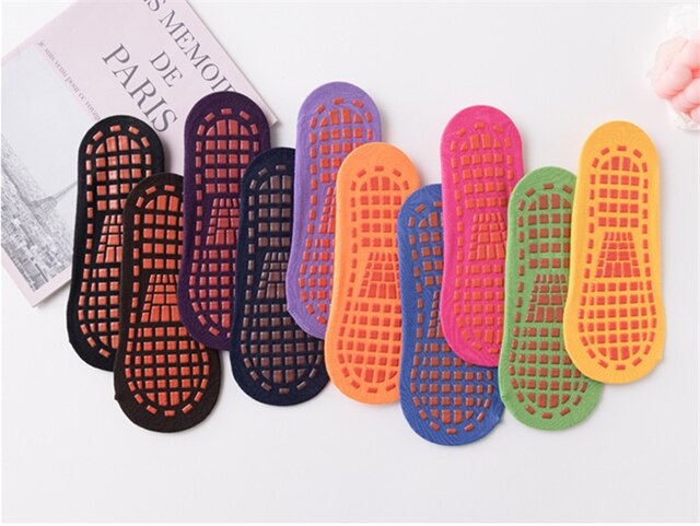 Silikonowe antypoślizgowe skarpety podłogowe dla rodziców i dzieci wczesnej edukacji - 12 kolorów - Wianko - 8