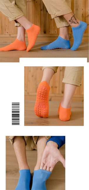 Silikonowe antypoślizgowe skarpety podłogowe dla rodziców i dzieci wczesnej edukacji - 12 kolorów - Wianko - 4