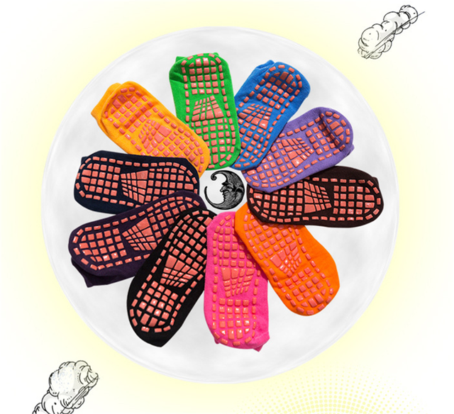 Silikonowe antypoślizgowe skarpety podłogowe dla rodziców i dzieci wczesnej edukacji - 12 kolorów - Wianko - 7