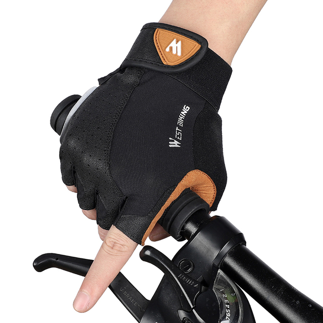 Rękawiczki rowerowe WEST BIKING - pół palca, antypoślizgowe, letnie, oddychające - Wianko - 27
