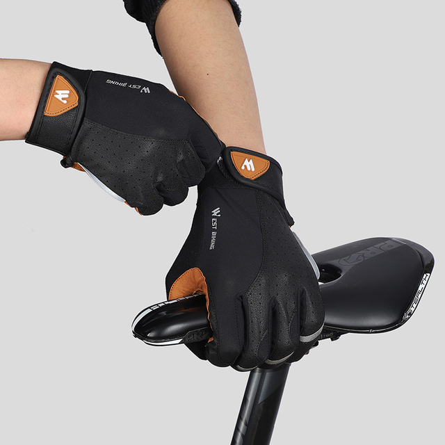 Rękawiczki rowerowe WEST BIKING - pół palca, antypoślizgowe, letnie, oddychające - Wianko - 15