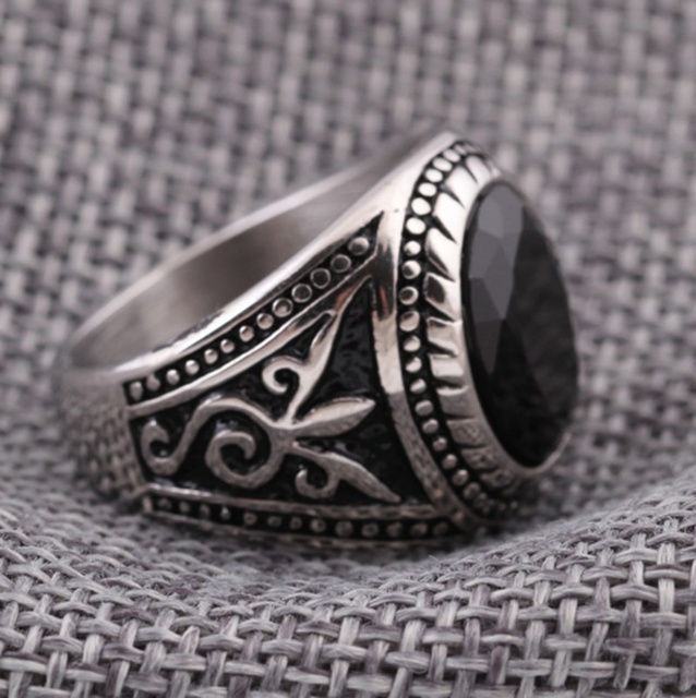 Pierścień średniowieczny styl Vintage - paw w męskim lub żeńskim dla mody - Wianko - 17