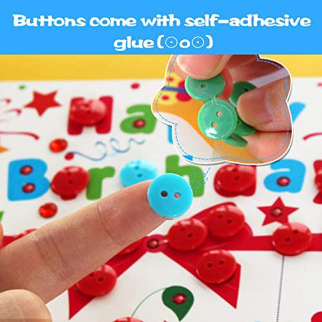 Mozaika przycisków - zestaw 12 sztuk do rysowania, zabawki edukacyjne dla dzieci w wieku przedszkolnym, prezent dla dziewczynki - Wianko - 3