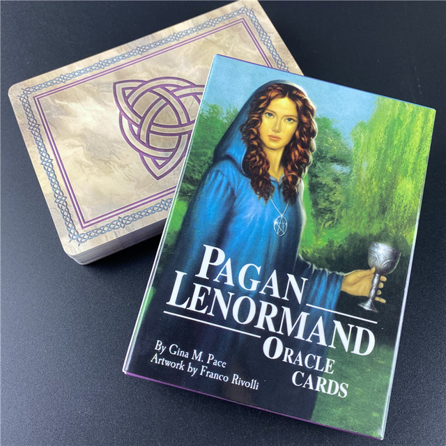 Nowe karty pogańskie Lenormand Oracle - angielskie klasyczne wróżbiarskie karty tarota - Wianko - 3