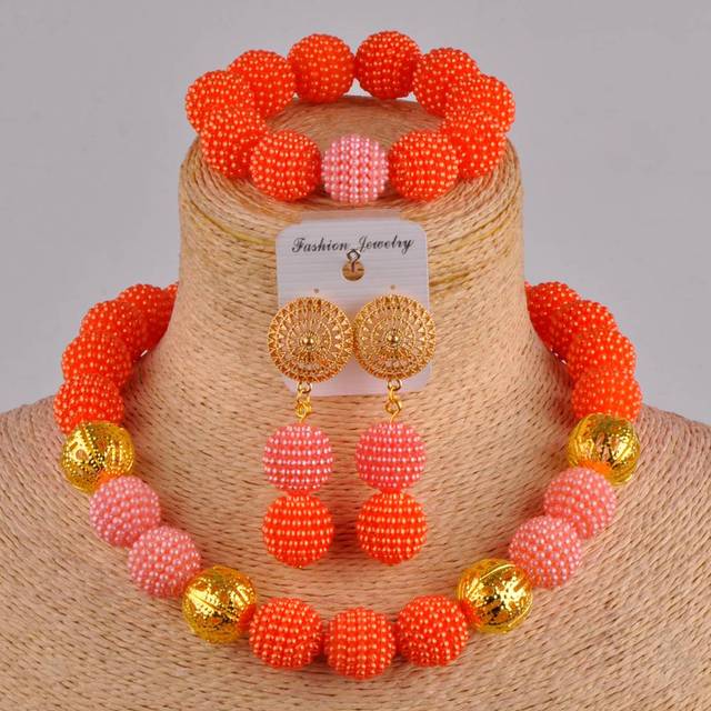 Biały zestaw afrykańskich koralików imitujących perły - biżuteria ślubna naszyjnik Party - Wianko - 39