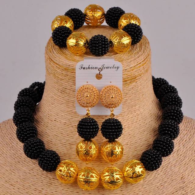 Biały zestaw afrykańskich koralików imitujących perły - biżuteria ślubna naszyjnik Party - Wianko - 42