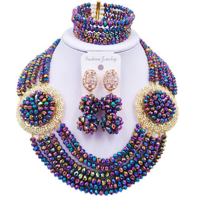 Biały zestaw afrykańskich koralików imitujących perły - biżuteria ślubna naszyjnik Party - Wianko - 59