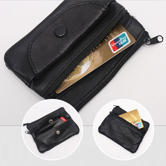 Skórzane portfele jednokolorowe dużej pojemności z etui na klucze i karty - Urban stylowa - Wianko - 7