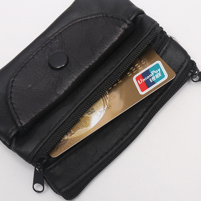 Skórzane portfele jednokolorowe dużej pojemności z etui na klucze i karty - Urban stylowa - Wianko - 5