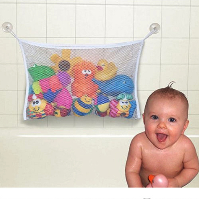 Torba siatkowa na zabawki do kąpieli dla niemowląt z przyssawkami i siateczką - akcesoria łazienkowe - Wianko - 7