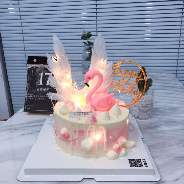 Dekoracja tortu - Skrzydła anioła, ozdoba do dekoracji tortu i akcesoria na przyjęcie urodzinowe dla dzieci, Baby Shower i wesel, tort doskonały na każdą okazję! - Wianko - 7