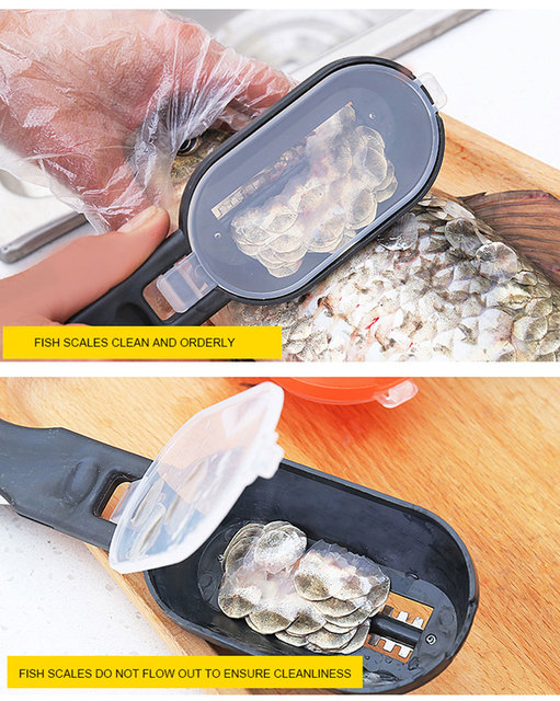 Uniwersalne narzędzie do gotowania ryb w ogrodzie - łuska ryb, skrobanie i zabijanie z wygodnym nożem kuchennym - Wianko - 3