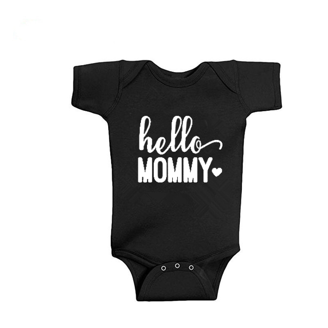 Baby Romper dla noworodków chłopców i dziewczynek - miękkie i wygodne ubranie z nadrukiem liter - kombinezon Streetwear dla uroczych maluszków - Wianko - 5
