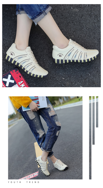 Damskie buty typu flats 2020 - miękkie, modne, płaskie buty do chodzenia na zewnątrz Zapatos De Muje Plus (rozmiar) - Wianko - 10