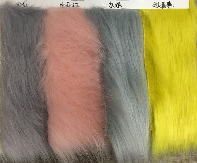 Futro sztuczne lisa - 40 kolorów, długość włosa 3CM, pluszowa tkanina - Wianko - 22
