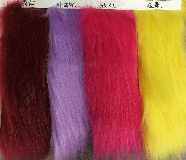 Futro sztuczne lisa - 40 kolorów, długość włosa 3CM, pluszowa tkanina - Wianko - 18