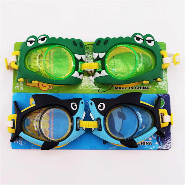 Okulary pływackie dla dzieci Cartoon - basenowa rozrywka z gumką i słodkimi wzorami - Wianko - 3