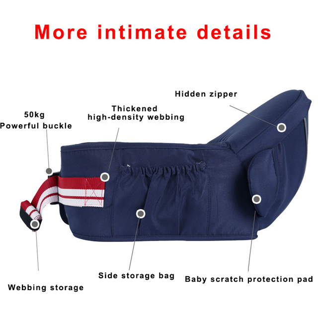Ergonomiczne nosidełko dla niemowląt Hipseat Sling - przód do świata kangur, podróżne stołek dla dziecka - Wianko - 24
