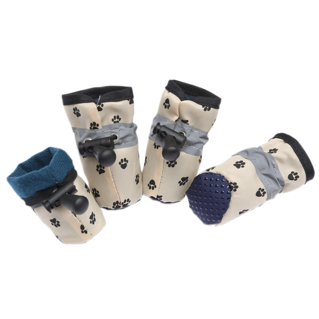 Buty wodoodporne i antypoślizgowe dla małych psów Chihuahua - regulowane, odblaskowe - Wianko - 3