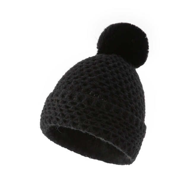 Zimowe dzianinowe czapki dla dzieci - dziewczynki i chłopców (21x21 cm) - ciepłe i miękkie na co dzień - Wianko - 18