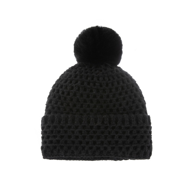 Zimowe dzianinowe czapki dla dzieci - dziewczynki i chłopców (21x21 cm) - ciepłe i miękkie na co dzień - Wianko - 20