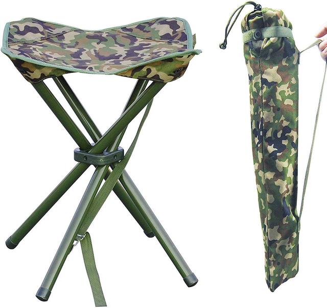 Składany stołek na zewnątrz, lekki Heavy Duty, kwadratowy fotel - idealny na wędkowanie, camping i piesze wycieczki - Wianko - 6